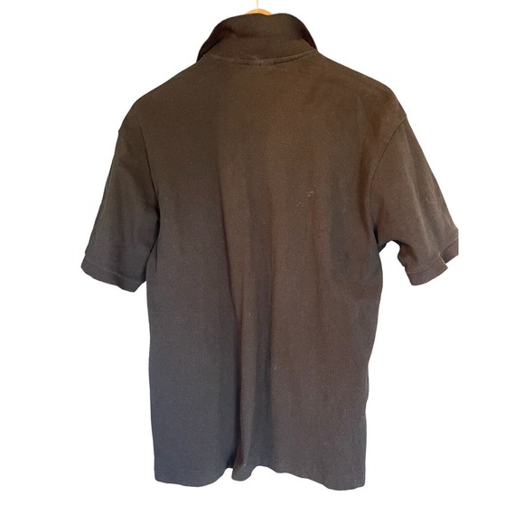 LACOSTE Mens Polo Shirt Size 7 2XL Black 100% Cotton Alligator Logo - Picture 2 of 5